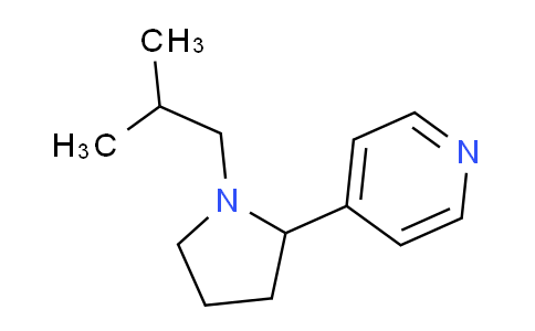 CAS No. 1352541-44-6, 4-(1-Isobutylpyrrolidin-2-yl)pyridine