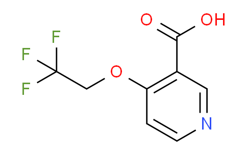 CAS No. 1439899-32-7, 4-(2,2,2-Trifluoroethoxy)nicotinic acid