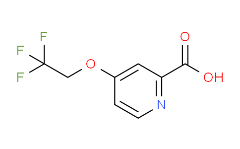 CAS No. 886372-43-6, 4-(2,2,2-Trifluoroethoxy)picolinic acid