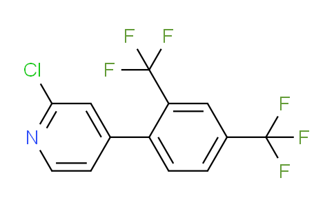 CAS No. 1333319-73-5, 4-(2,4-Bis(trifluoromethyl)phenyl)-2-chloropyridine