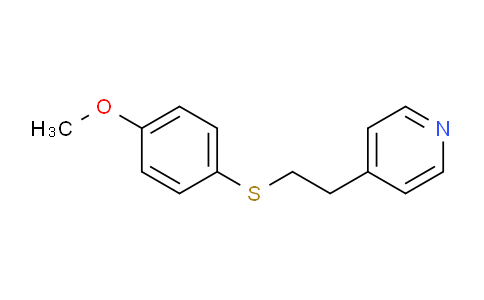 CAS No. 292617-85-7, 4-(2-((4-Methoxyphenyl)thio)ethyl)pyridine
