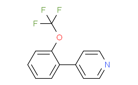 CAS No. 923297-56-7, 4-(2-(Trifluoromethoxy)phenyl)pyridine