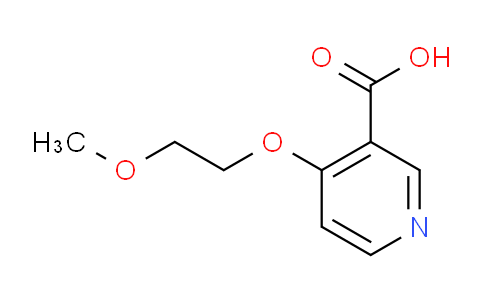 CAS No. 1393330-73-8, 4-(2-Methoxyethoxy)nicotinic acid