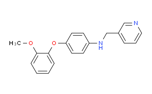 CAS No. 353235-63-9, 4-(2-Methoxyphenoxy)-N-(pyridin-3-ylmethyl)aniline