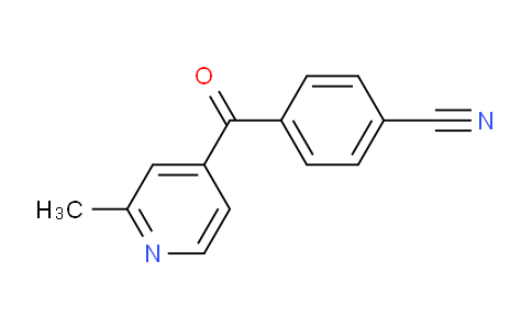 CAS No. 1187169-67-0, 4-(2-Methylisonicotinoyl)benzonitrile