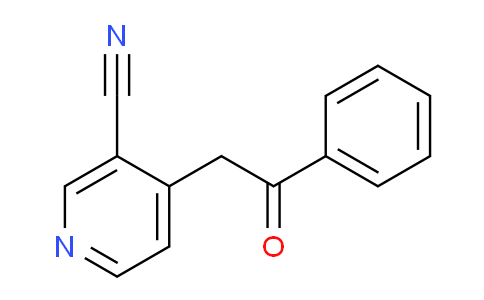 CAS No. 39585-62-1, 4-(2-Oxo-2-phenylethyl)nicotinonitrile