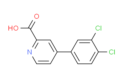 CAS No. 1207725-60-7, 4-(3,4-Dichlorophenyl)picolinic acid