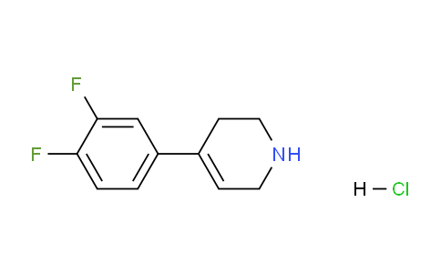 CAS No. 574007-39-9, 4-(3,4-Difluorophenyl)-1,2,3,6-tetrahydropyridine hydrochloride