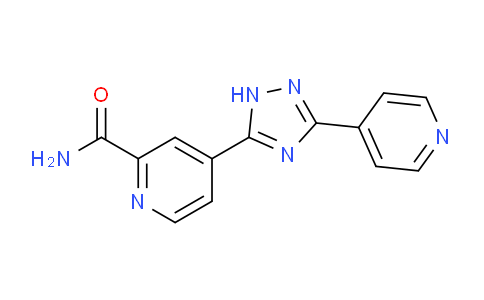 CAS No. 1992028-94-0, 4-(3-(Pyridin-4-yl)-1H-1,2,4-triazol-5-yl)picolinamide