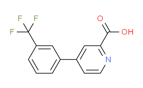 CAS No. 1261637-33-5, 4-(3-(Trifluoromethyl)phenyl)picolinic acid