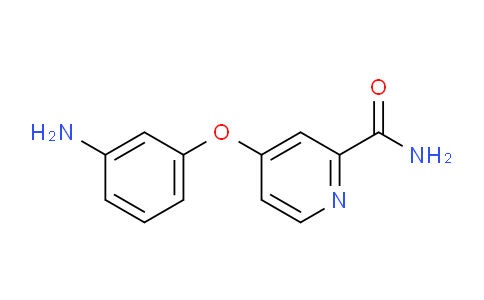 CAS No. 284462-79-9, 4-(3-Aminophenoxy)picolinamide