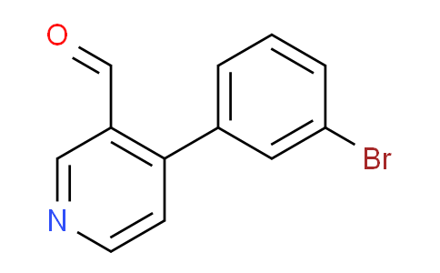CAS No. 376646-64-9, 4-(3-Bromophenyl)nicotinaldehyde