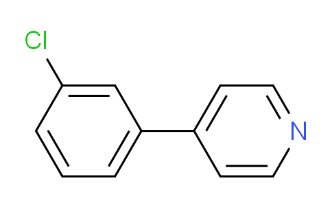 CAS No. 5957-92-6, 4-(3-Chlorophenyl)pyridine