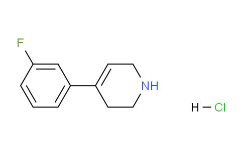 CAS No. 80120-00-9, 4-(3-Fluorophenyl)-1,2,3,6-tetrahydropyridine hydrochloride