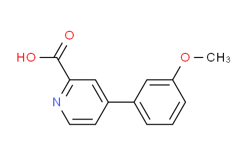 CAS No. 1255637-89-8, 4-(3-Methoxyphenyl)picolinic acid