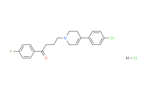 CAS No. 52669-92-8, 4-(4-(4-Chlorophenyl)-5,6-dihydropyridin-1(2H)-yl)-1-(4-fluorophenyl)butan-1-one hydrochloride