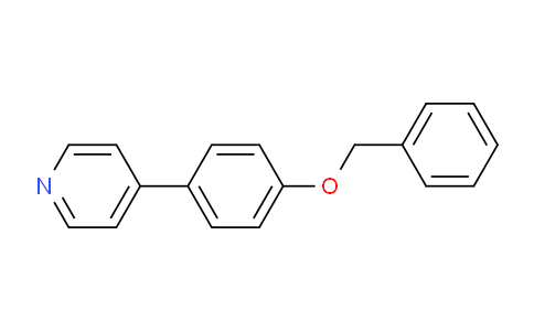 CAS No. 627906-66-5, 4-(4-(Benzyloxy)phenyl)pyridine