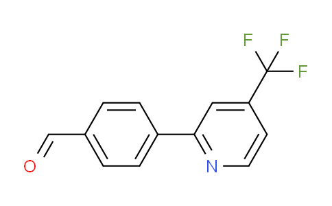 CAS No. 952182-74-0, 4-(4-(Trifluoromethyl)pyridin-2-yl)benzaldehyde