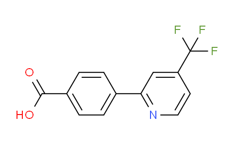 CAS No. 1299607-71-8, 4-(4-(Trifluoromethyl)pyridin-2-yl)benzoic acid