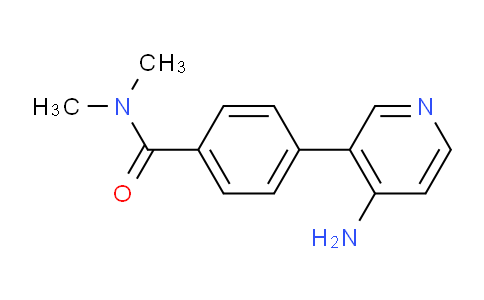 CAS No. 1125429-67-5, 4-(4-Aminopyridin-3-yl)-N,N-dimethylbenzamide