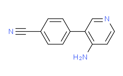 CAS No. 1258620-63-1, 4-(4-Aminopyridin-3-yl)benzonitrile