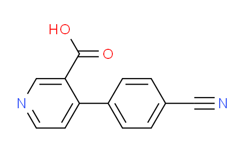 CAS No. 1261943-53-6, 4-(4-Cyanophenyl)nicotinic acid