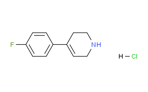 CAS No. 1978-61-6, 4-(4-Fluorophenyl)-1,2,3,6-tetrahydropyridine hydrochloride