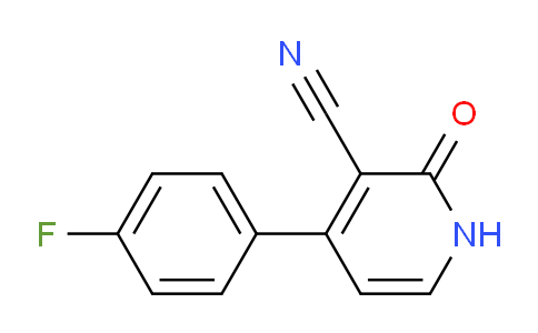 CAS No. 886360-84-5, 4-(4-Fluorophenyl)-2-oxo-1,2-dihydropyridine-3-carbonitrile