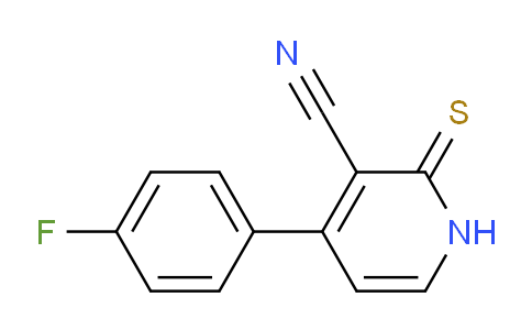 CAS No. 1708208-67-6, 4-(4-Fluorophenyl)-2-thioxo-1,2-dihydropyridine-3-carbonitrile