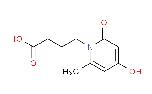 CAS No. 685862-22-0, 4-(4-Hydroxy-6-methyl-2-oxopyridin-1(2H)-yl)butanoic acid