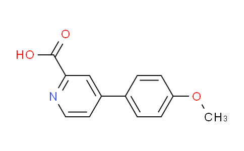 CAS No. 1255635-74-5, 4-(4-Methoxyphenyl)picolinic acid