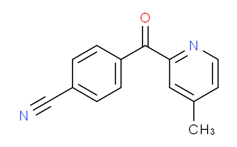 CAS No. 1187170-75-7, 4-(4-Methylpicolinoyl)benzonitrile