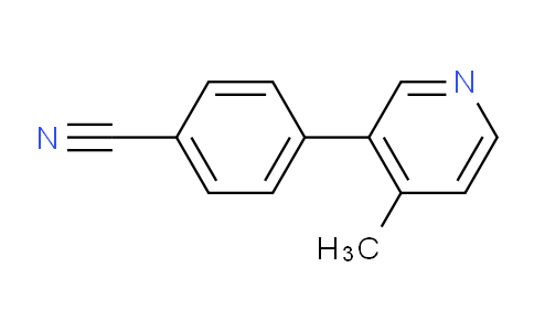 CAS No. 1187168-21-3, 4-(4-Methylpyridin-3-yl)benzonitrile