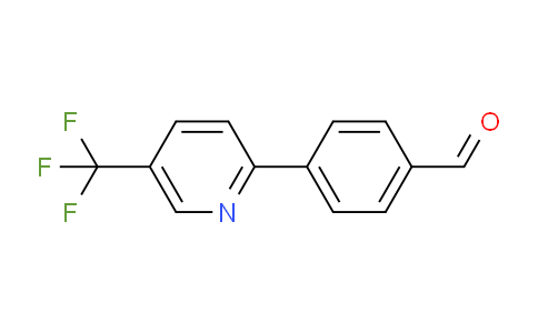 CAS No. 871252-64-1, 4-(5-(Trifluoromethyl)pyridin-2-yl)benzaldehyde
