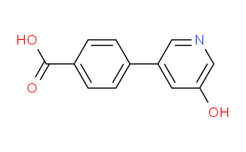 CAS No. 1261895-73-1, 4-(5-Hydroxypyridin-3-yl)benzoic acid