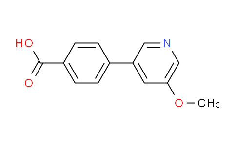 CAS No. 1373232-70-2, 4-(5-Methoxypyridin-3-yl)benzoic acid