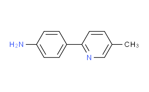 CAS No. 1187163-29-6, 4-(5-Methylpyridin-2-yl)aniline