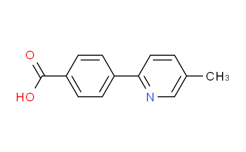 CAS No. 845826-92-8, 4-(5-Methylpyridin-2-yl)benzoic acid