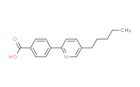 CAS No. 111647-49-5, 4-(5-Pentylpyridin-2-yl)benzoic acid