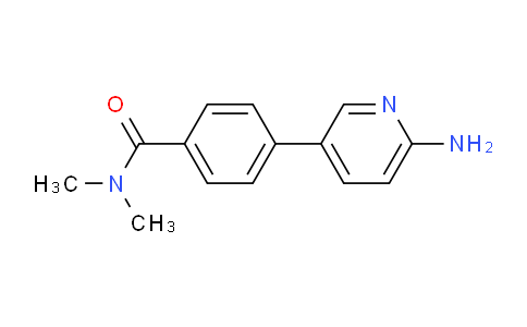 CAS No. 1314987-53-5, 4-(6-Aminopyridin-3-yl)-N,N-dimethylbenzamide