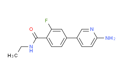 CAS No. 1314987-52-4, 4-(6-Aminopyridin-3-yl)-N-ethyl-2-fluorobenzamide