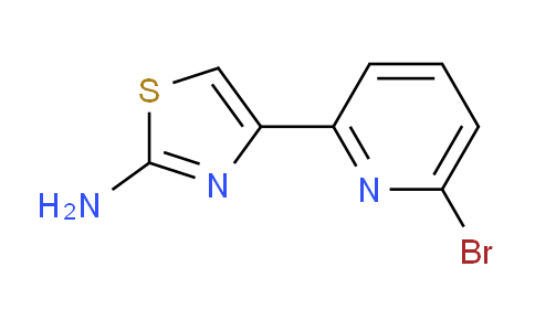CAS No. 937602-13-6, 4-(6-Bromopyridin-2-yl)thiazol-2-amine