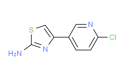 CAS No. 885279-42-5, 4-(6-Chloropyridin-3-yl)thiazol-2-amine