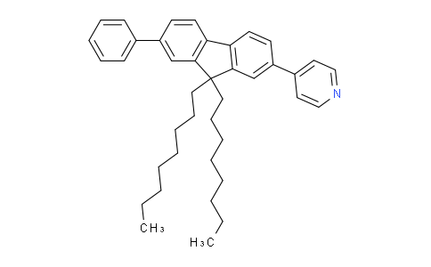 CAS No. 811460-27-2, 4-(9,9-Dioctyl-7-phenyl-9H-fluoren-2-yl)pyridine