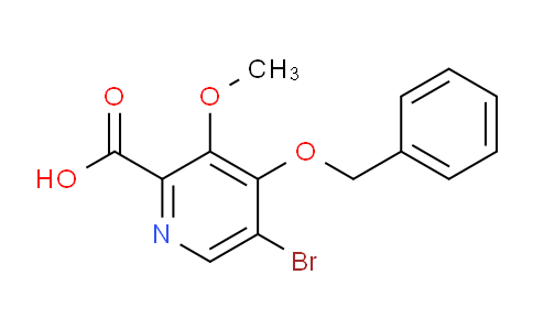 CAS No. 895134-21-1, 4-(Benzyloxy)-5-bromo-3-methoxypicolinic acid
