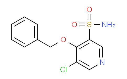 CAS No. 1352507-10-8, 4-(Benzyloxy)-5-chloropyridine-3-sulfonamide