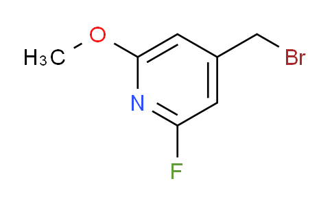 CAS No. 1227577-54-9, 4-(Bromomethyl)-2-fluoro-6-methoxypyridine