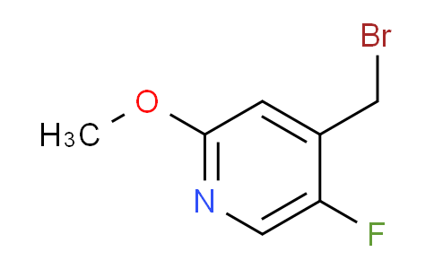 CAS No. 1227604-29-6, 4-(Bromomethyl)-5-fluoro-2-methoxypyridine