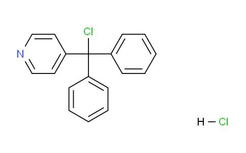 CAS No. 64991-61-3, 4-(Chlorodiphenylmethyl)pyridine hydrochloride