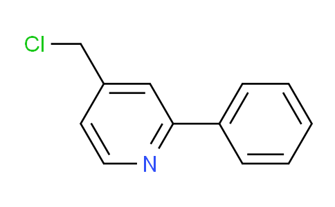 CAS No. 147937-35-7, 4-(Chloromethyl)-2-phenylpyridine